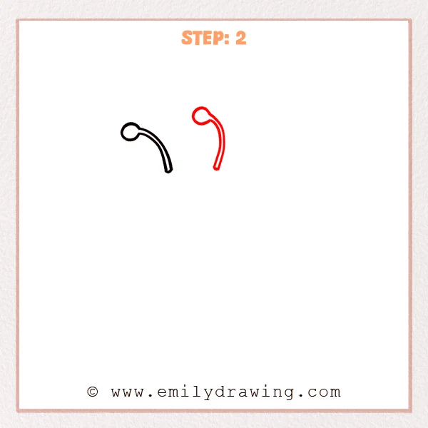 how to draw a cartoon ant - Step 2